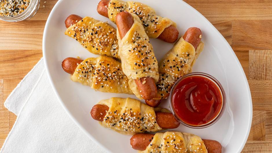 Leftover Everything Bagel Hot Dogs Food Lion