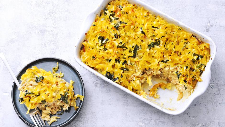 Spinach and Caramelized Onion Noodle Kugel Giant Food