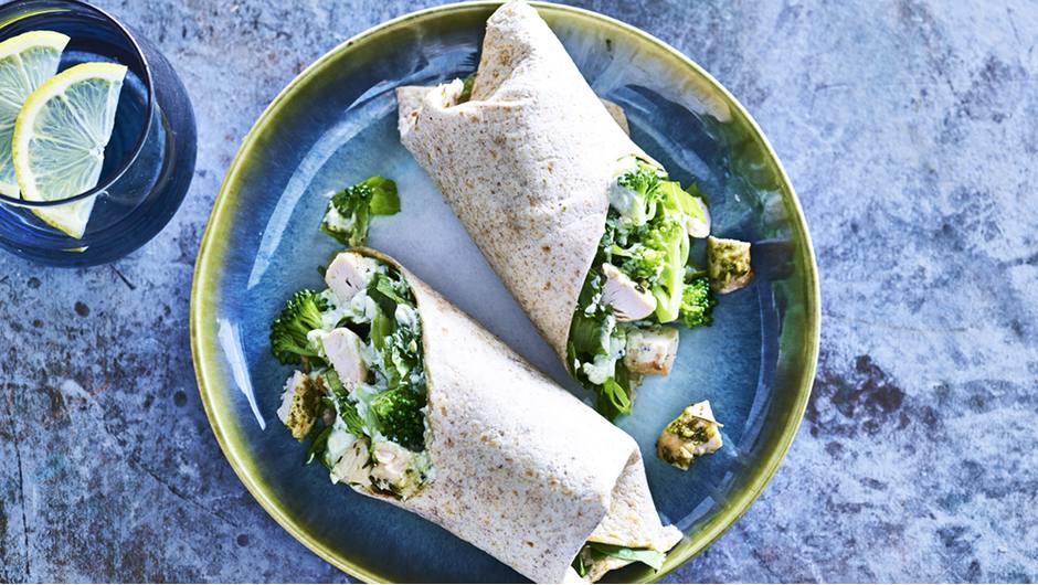 Broccoli and Chicken Wraps Stop and Shop