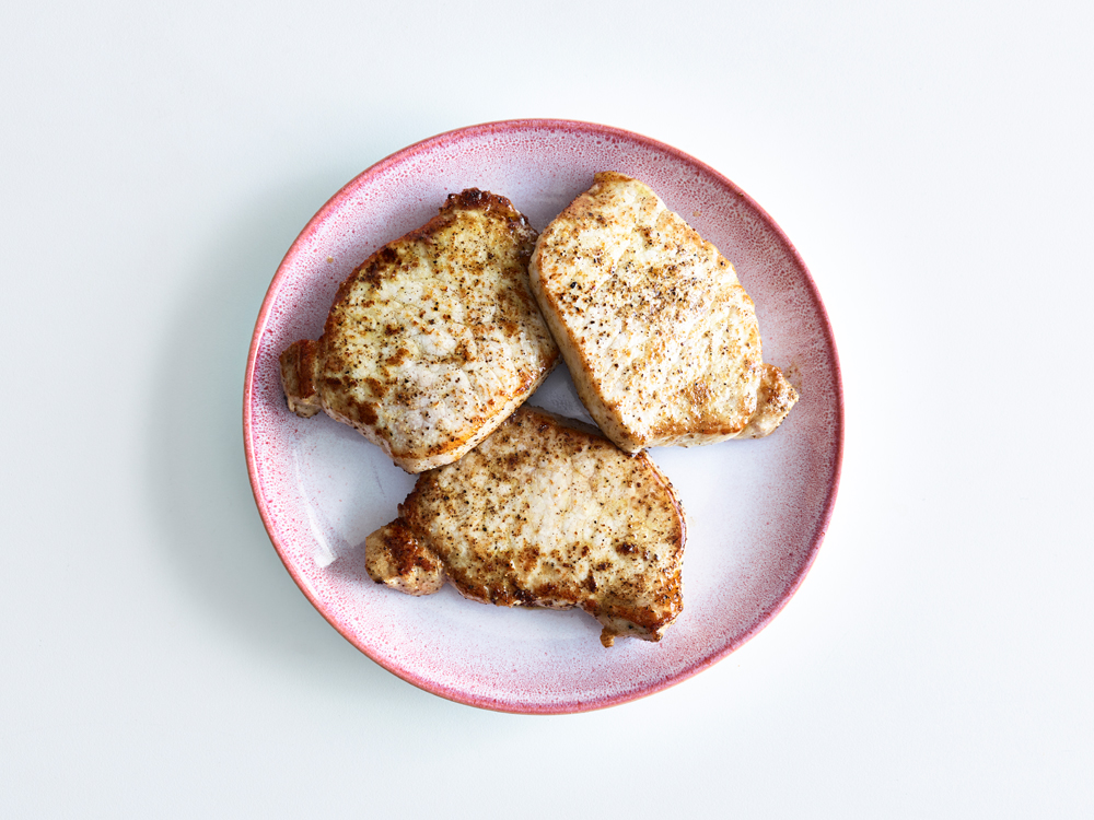 Broiled Boneless Pork Chops