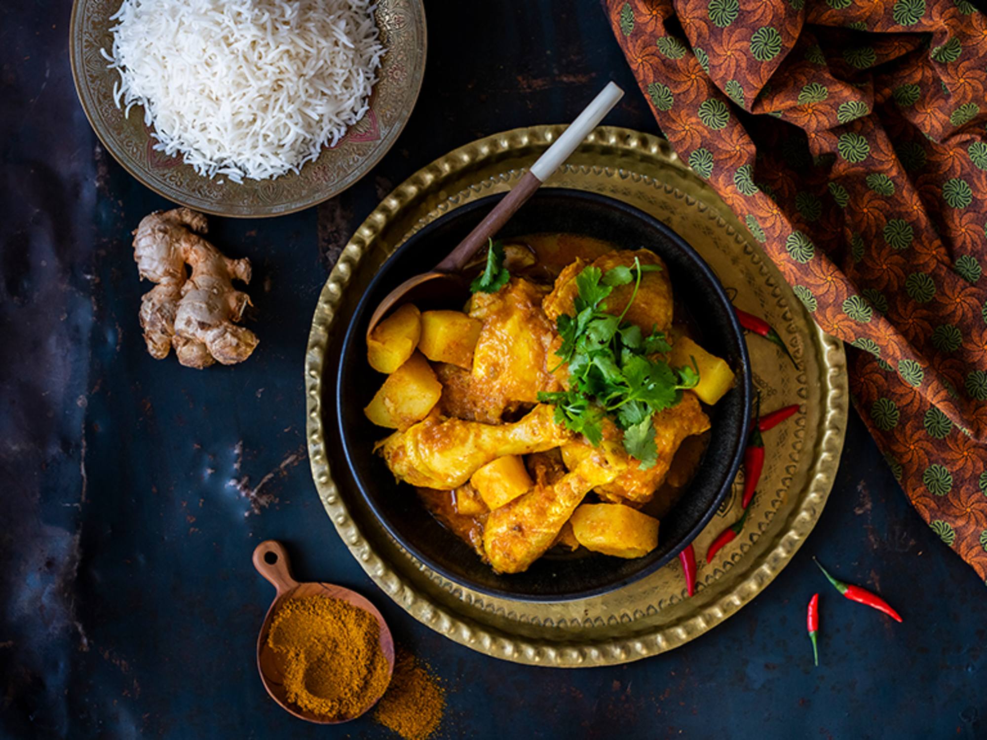 Chicken Curry with Basmati Rice Chicken Curry with Basmati Rice