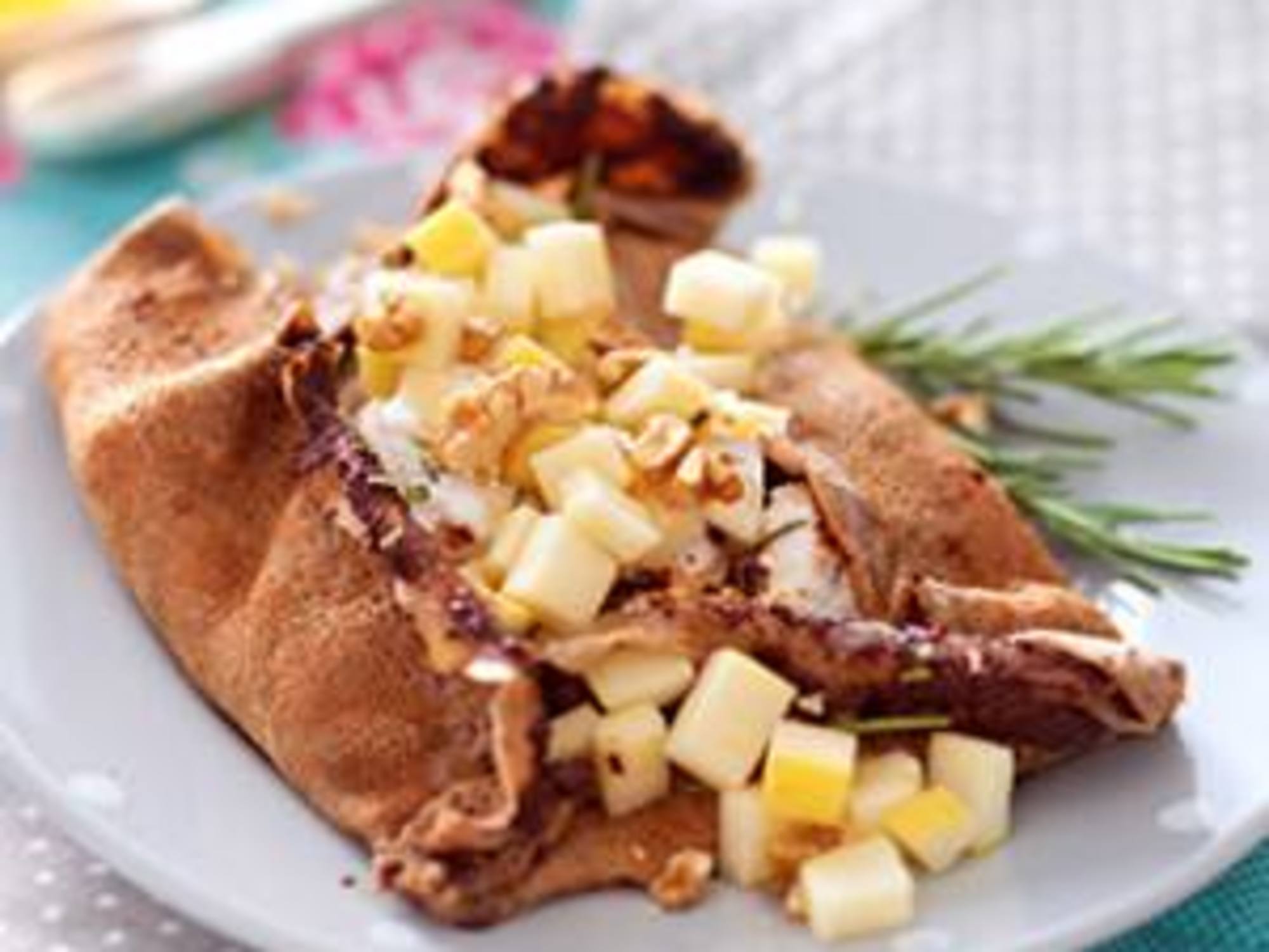 Galettes au miel et chèvre frais sans gluten
