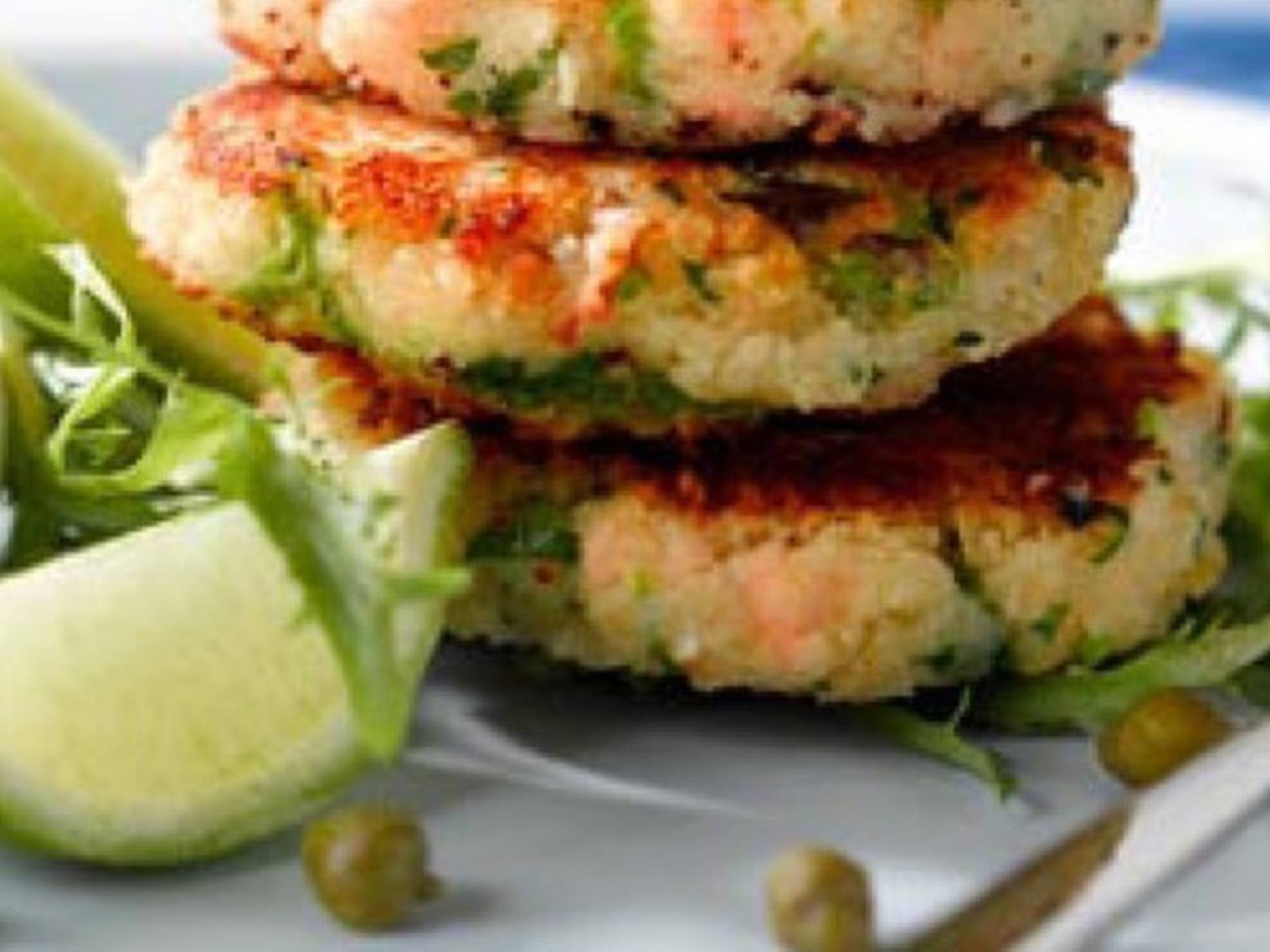 Salmon Fish Cakes with Caper and Herb Mayo Best Foods™ New Zealand