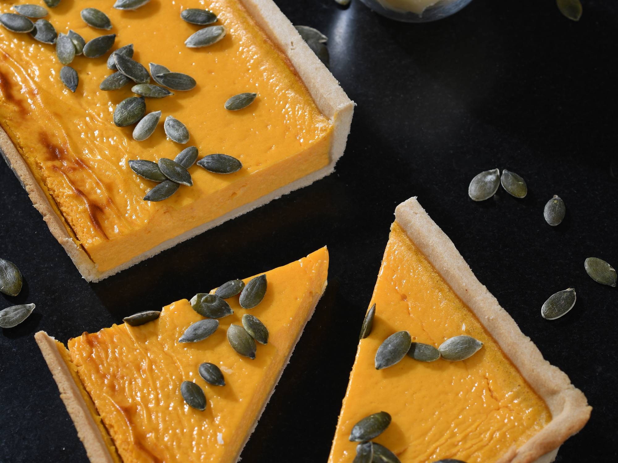 Tarte potimarron et parmesan sans gluten