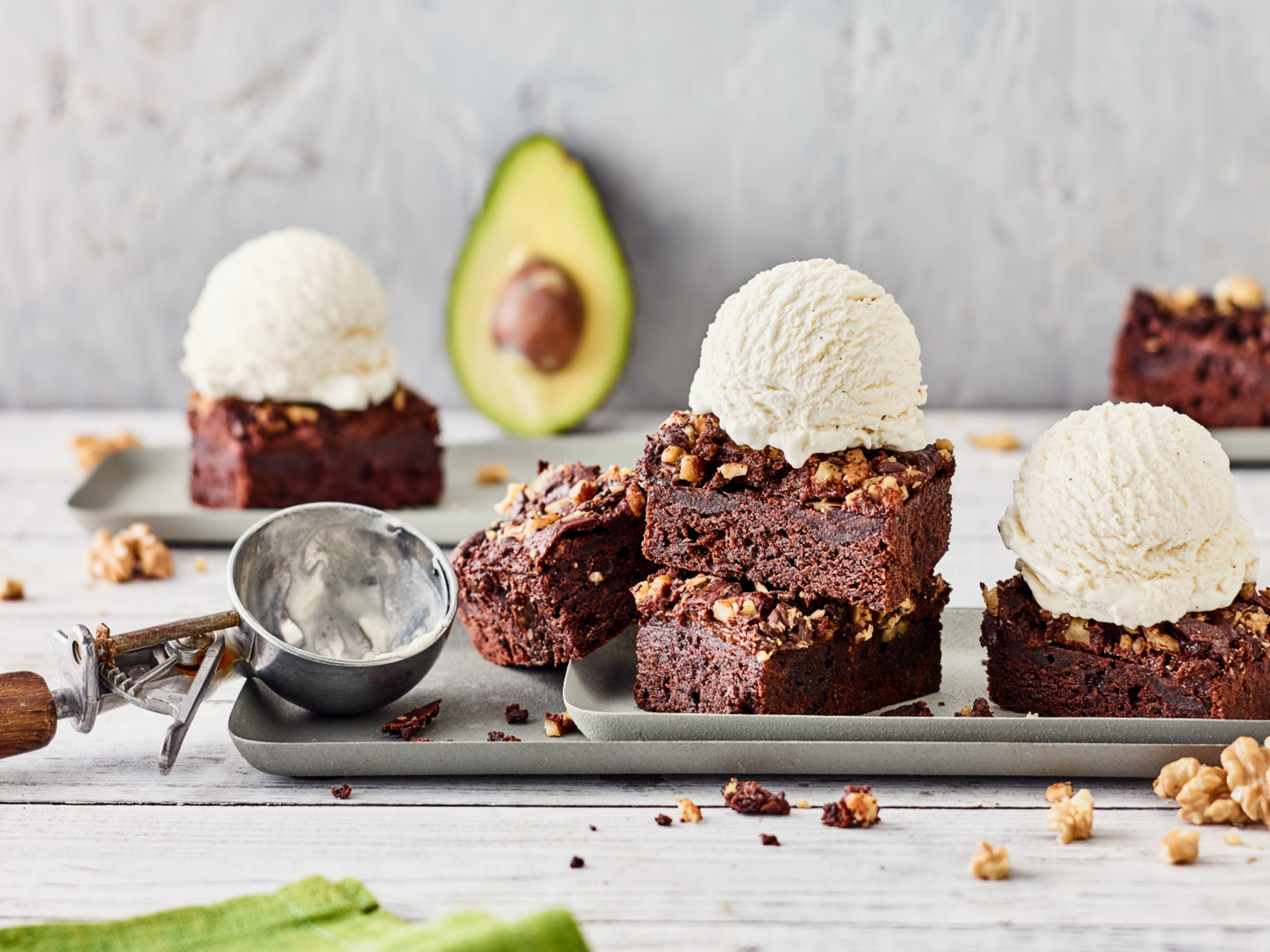 Cremissimo Vegane Brownies mit Avocado Cremissimo Vegane Brownies mit Avocado
