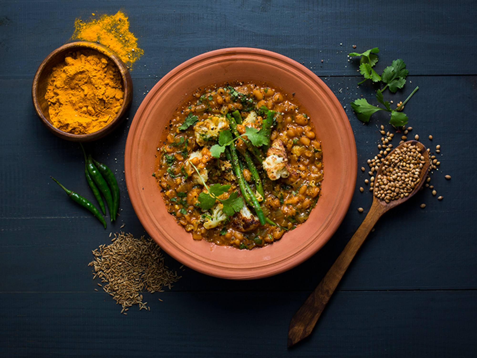 Cauliflower Bean Curry Cauliflower Bean Curry