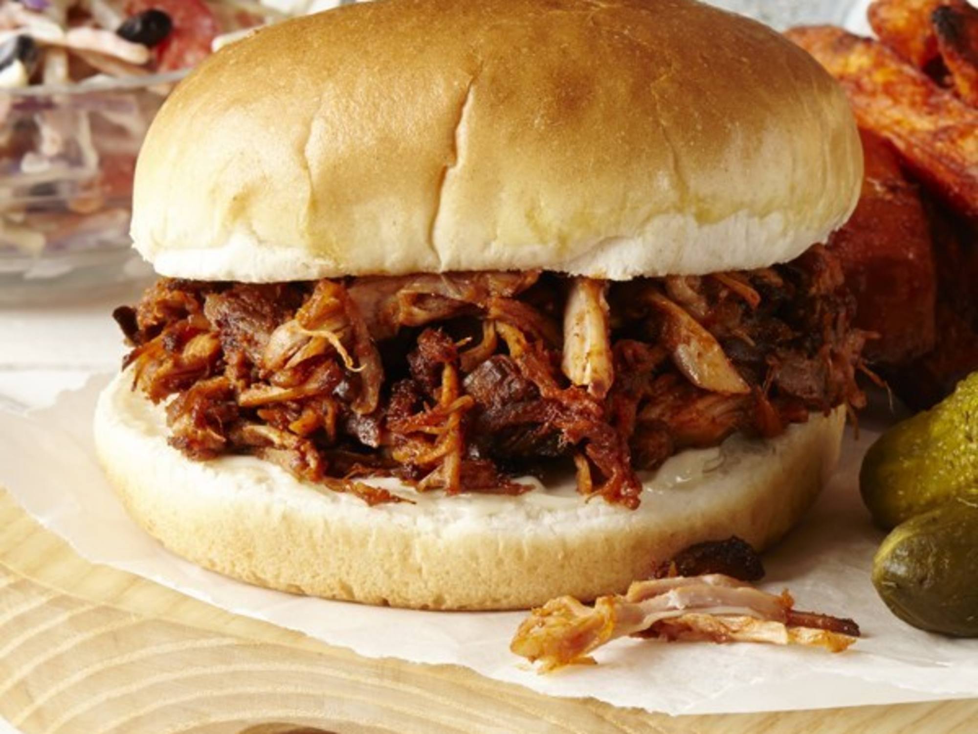 Slow Cooked Pulled Pork Sandwich Best Foods™ New Zealand