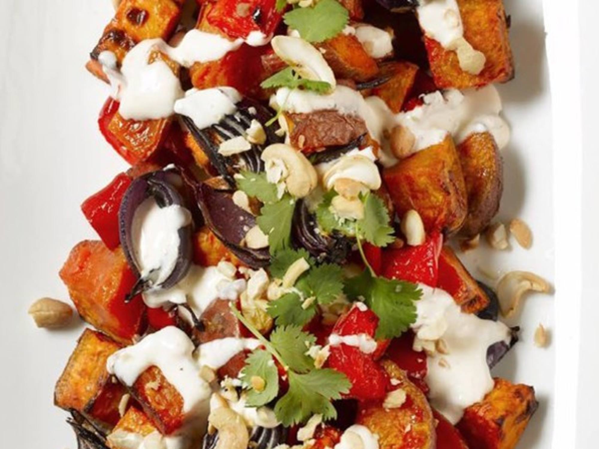 Roasted Kumara and Cashew Salad Best Foods™ New Zealand