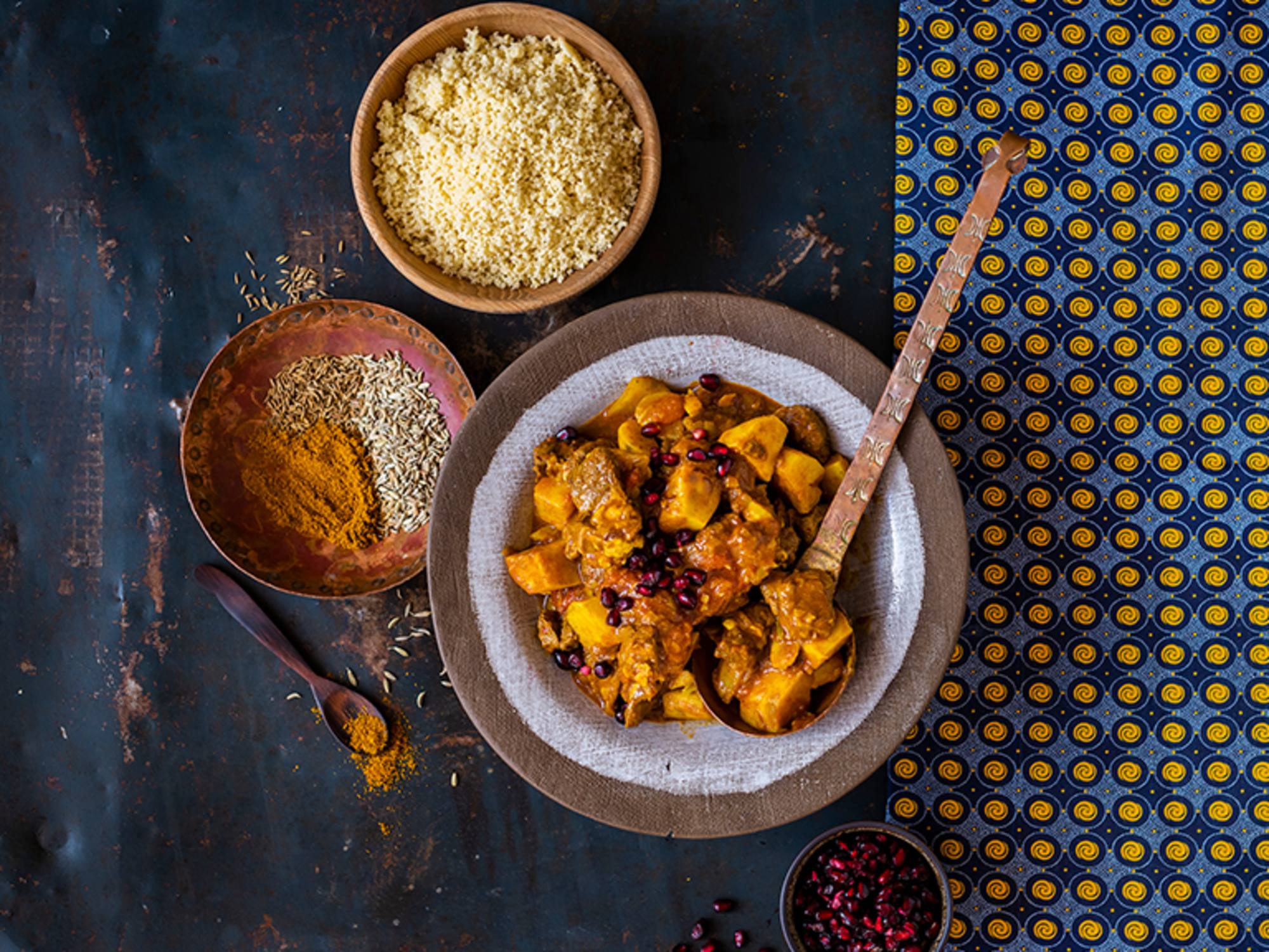 Beef and Sweet Potato Curry with Couscous Beef and Sweet Potato Curry with Couscous