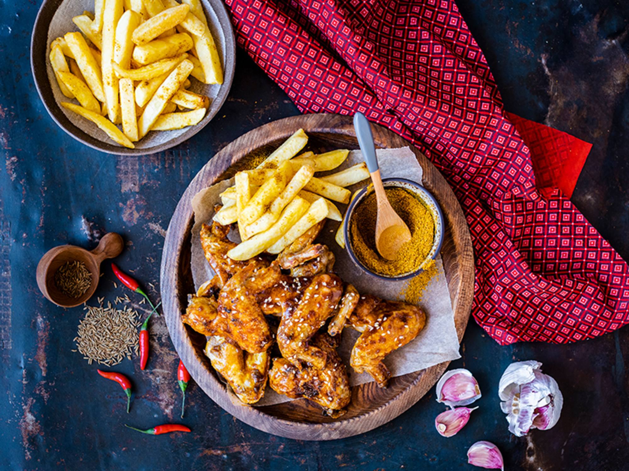Sticky, Spicy Chicken Wings Sticky, Spicy Chicken Wings