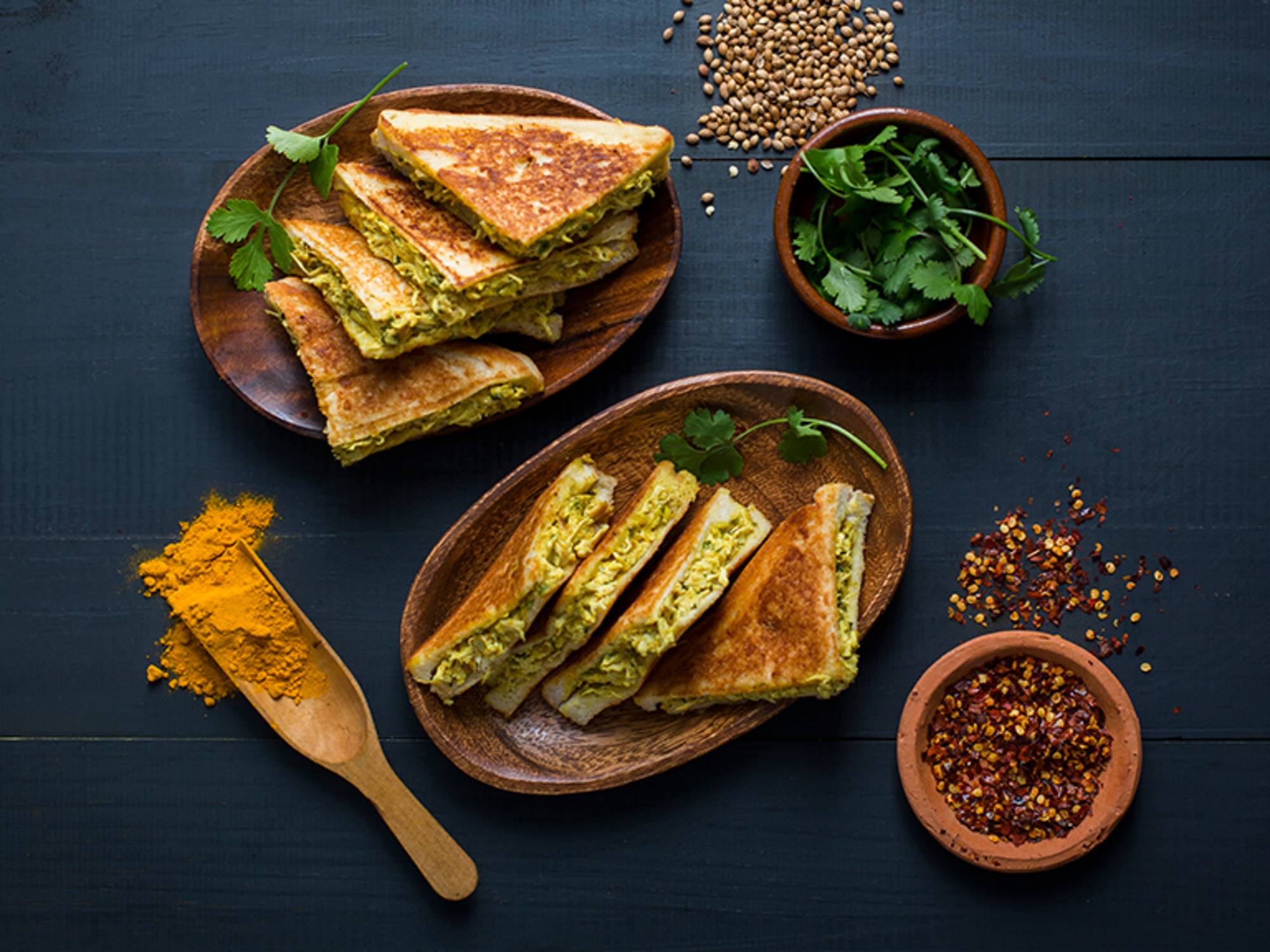 Easy Coronation Chicken Toasties Easy Coronation Chicken Toasties