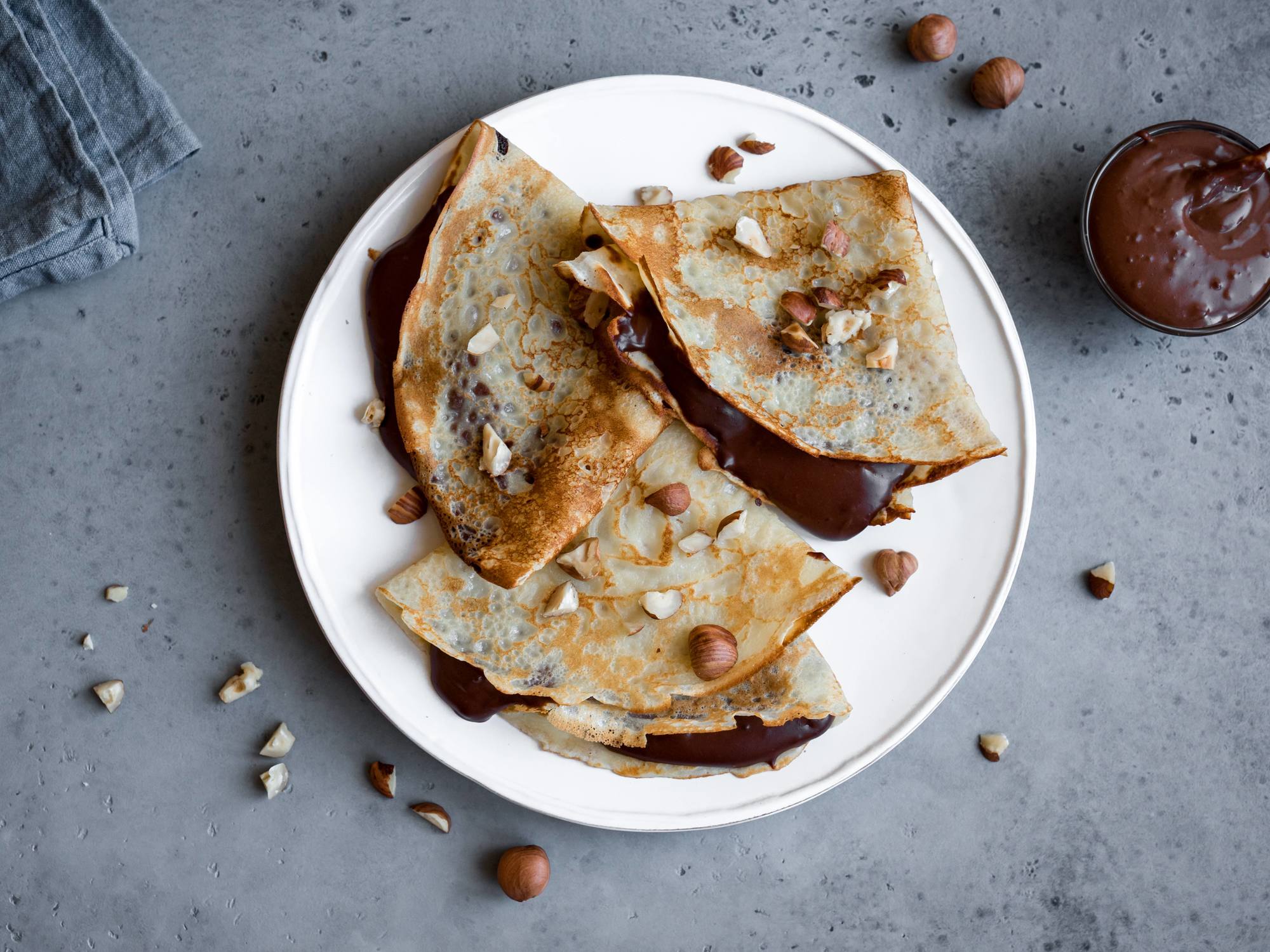 Crêpes sauce chococo sans gluten