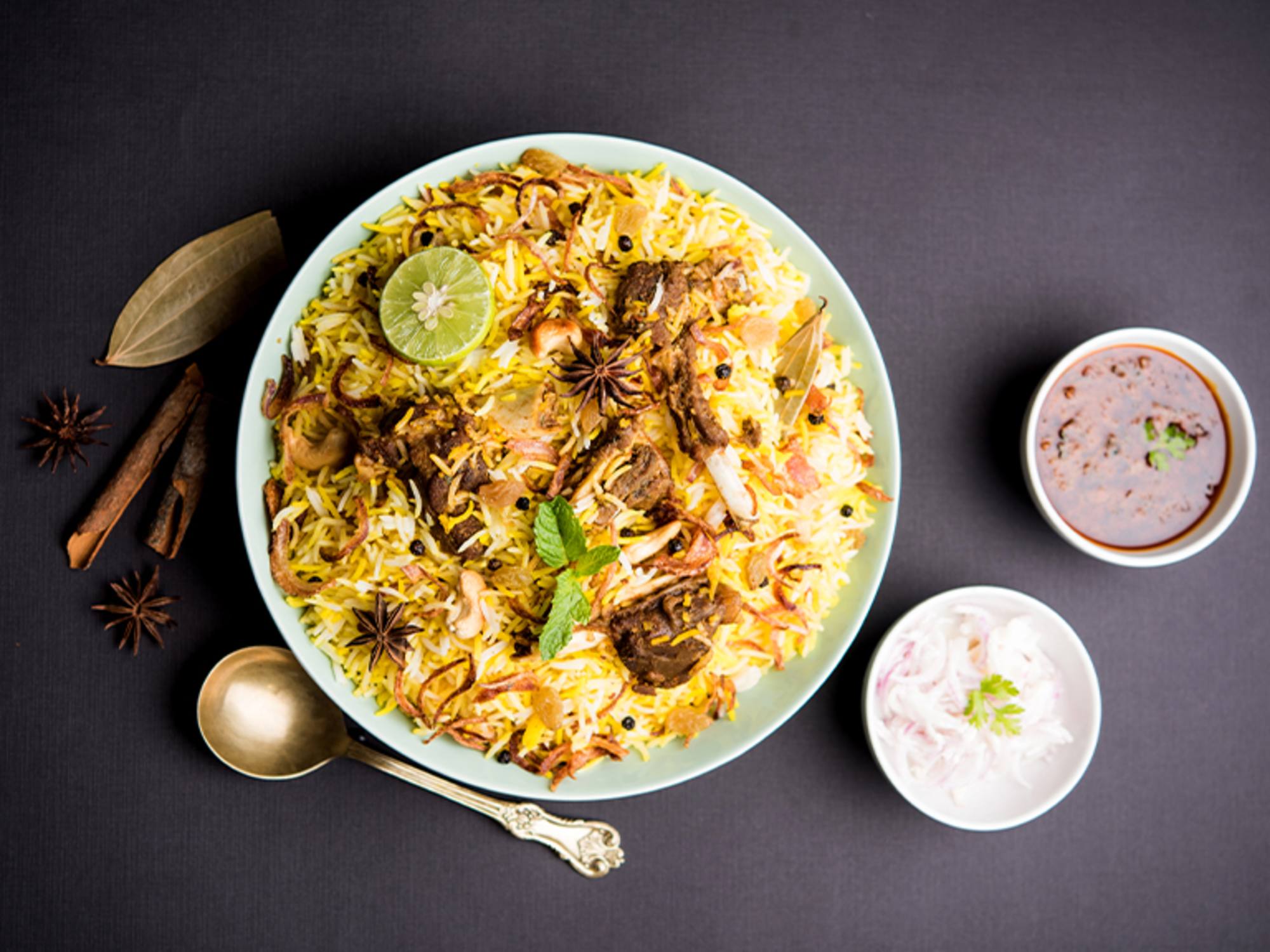 Spicy Mutton Breyani Spicy Mutton Breyani