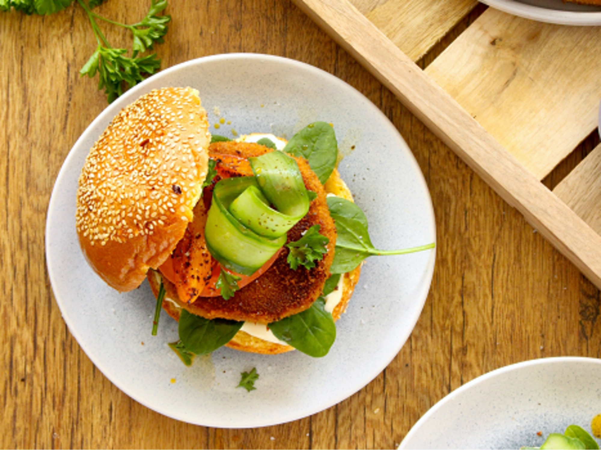 Kumara and Chickpea Veggie Burger Best Foods™ New Zealand