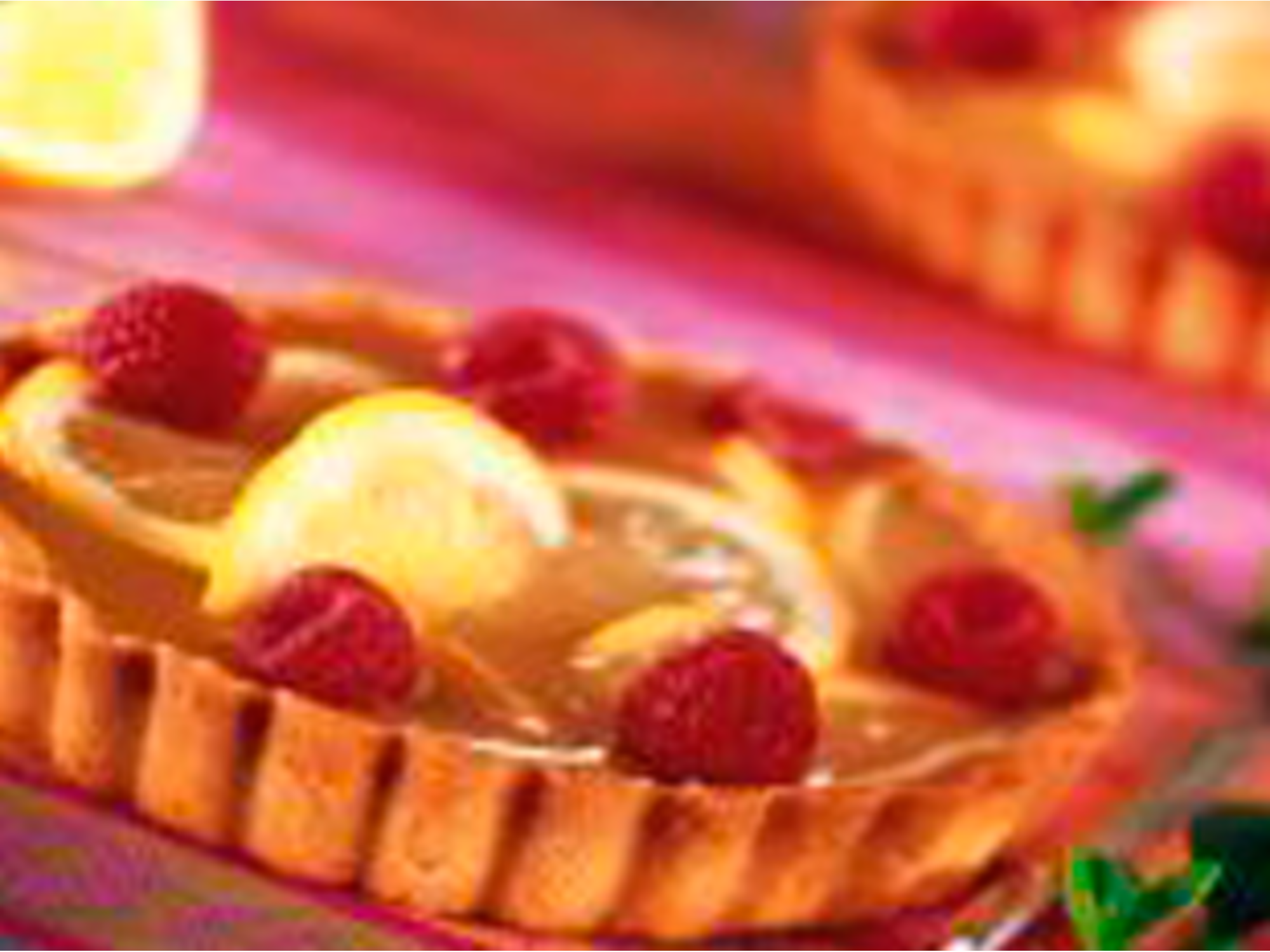 Tarte nectarine à la cannelle et au citron