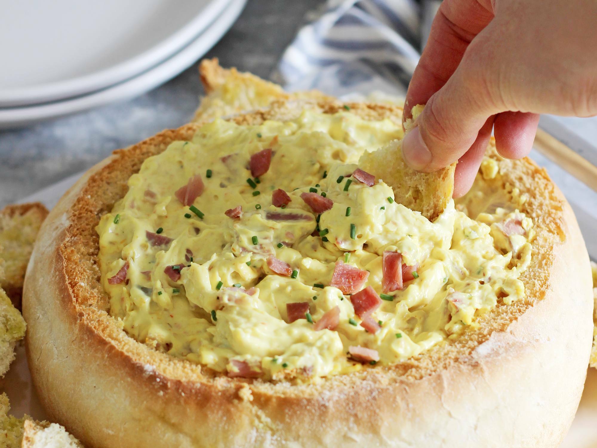 Bacon and Aioli Cob Loaf Best Foods™ New Zealand