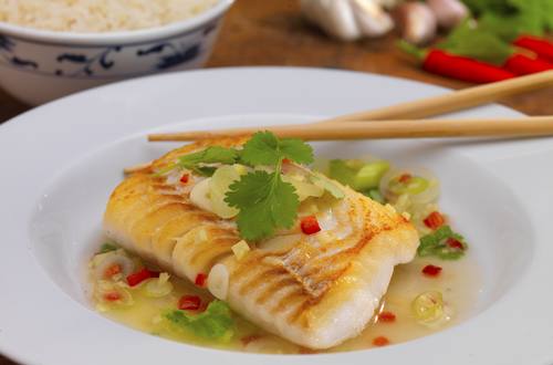 chinese-style cod fillet