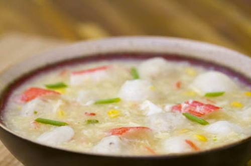 Three Pearl Crab and Corn Recipe