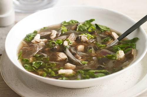 Chicken & mushroom soup