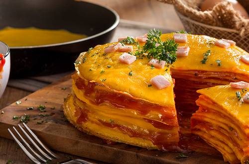 เครปไข่เจียว