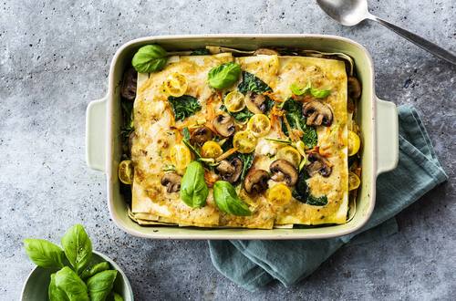Lasagne kasviksilla