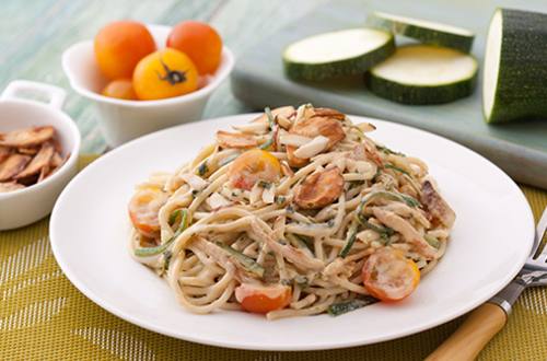 Chicken Pesto Zucchini Pasta Recipe