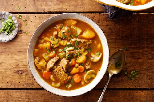 Beef and butternut squash stew