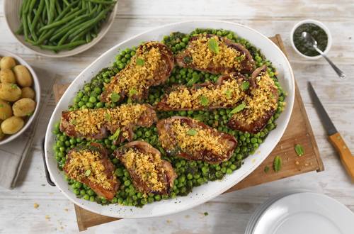 rump of lamb with mint sauce