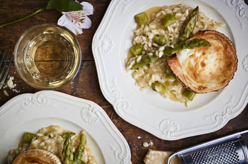 Keväinen parsarisotto