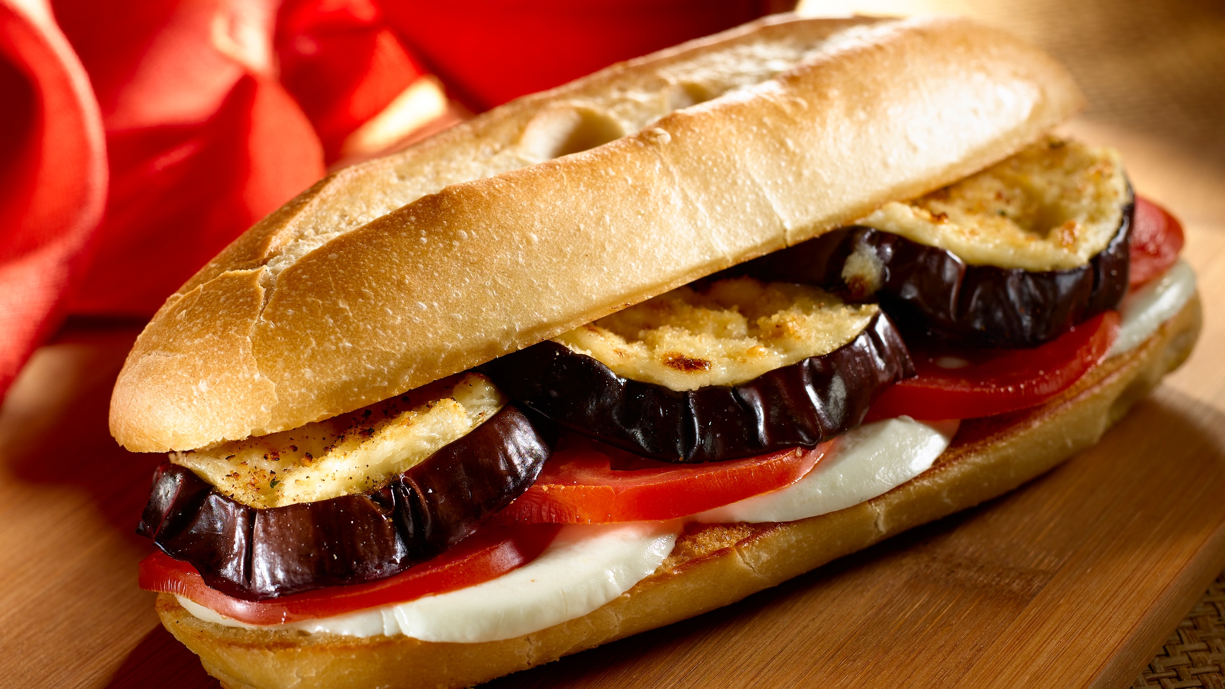 Eggplant Sandwiches with Parmesan