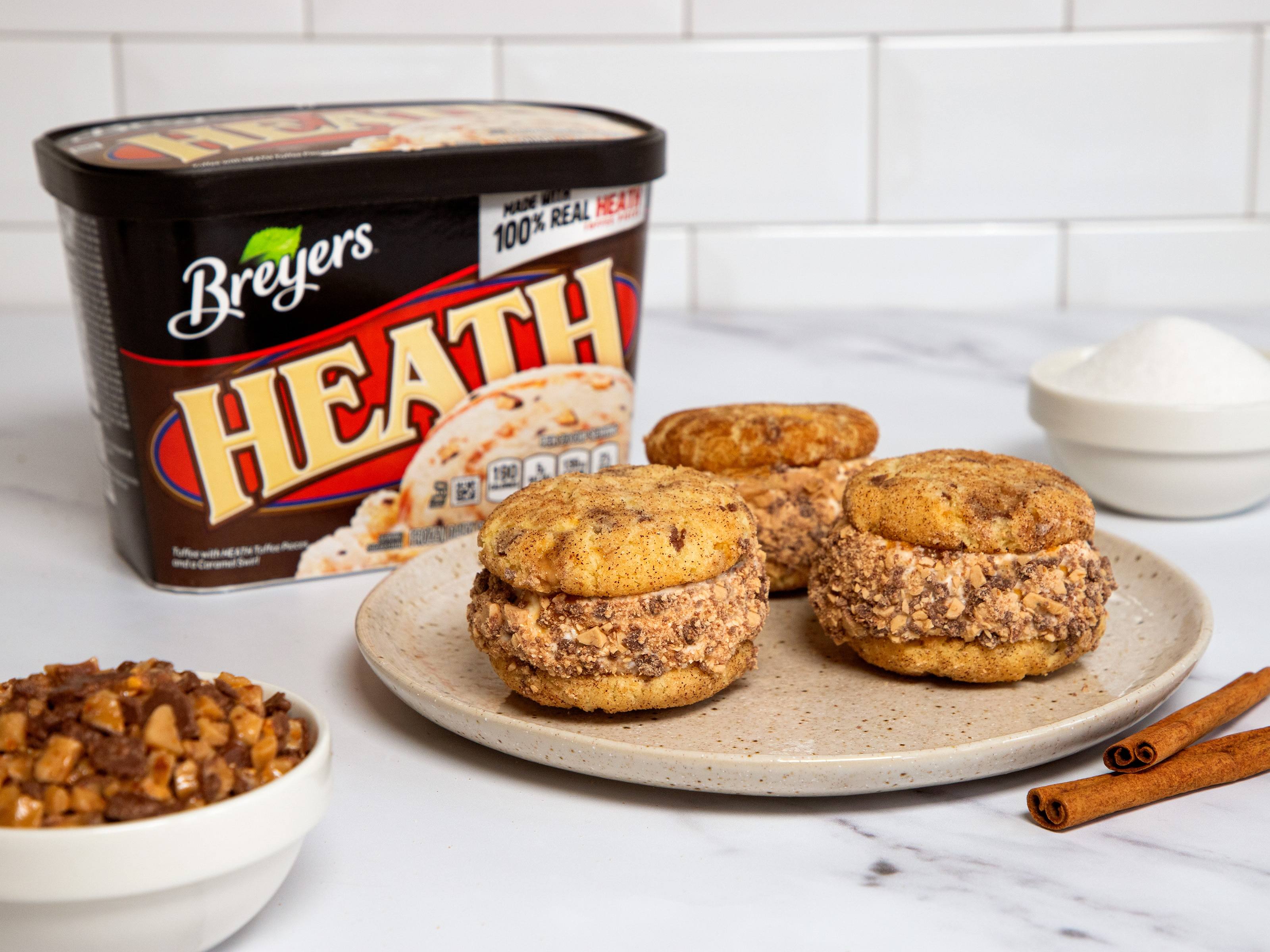 Mini Snickerdoodles Heath Dessert Sandwiches Mini Snickerdoodles Heath Dessert Sandwiches