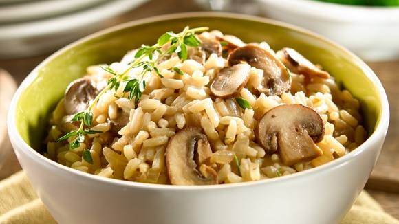 Savory Mushroom Rice Pilaf Savory Mushroom Rice Pilaf