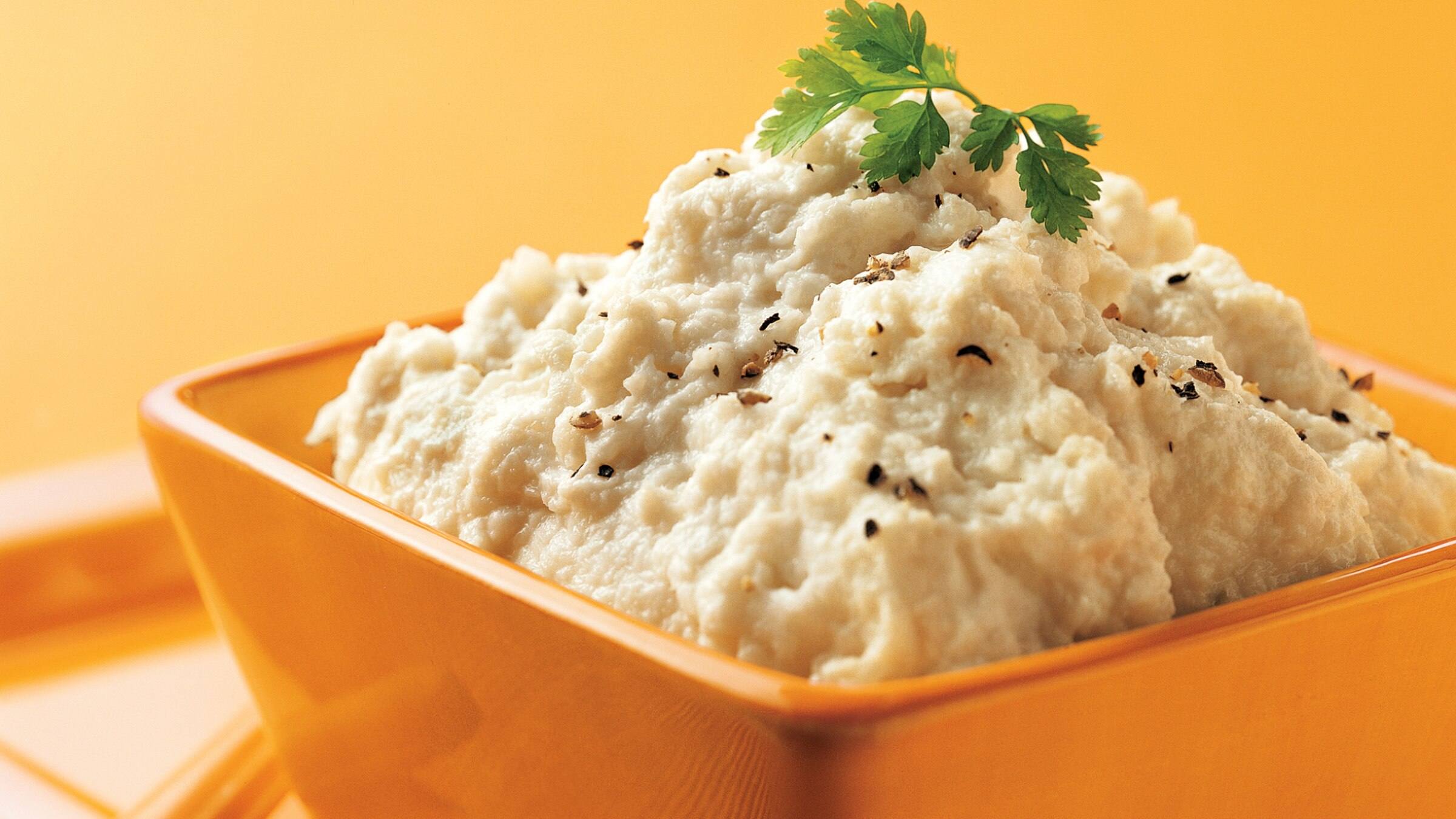 Rich & Creamy Mashed Cauliflower Recipe Rich & Creamy Mashed Cauliflower Recipe