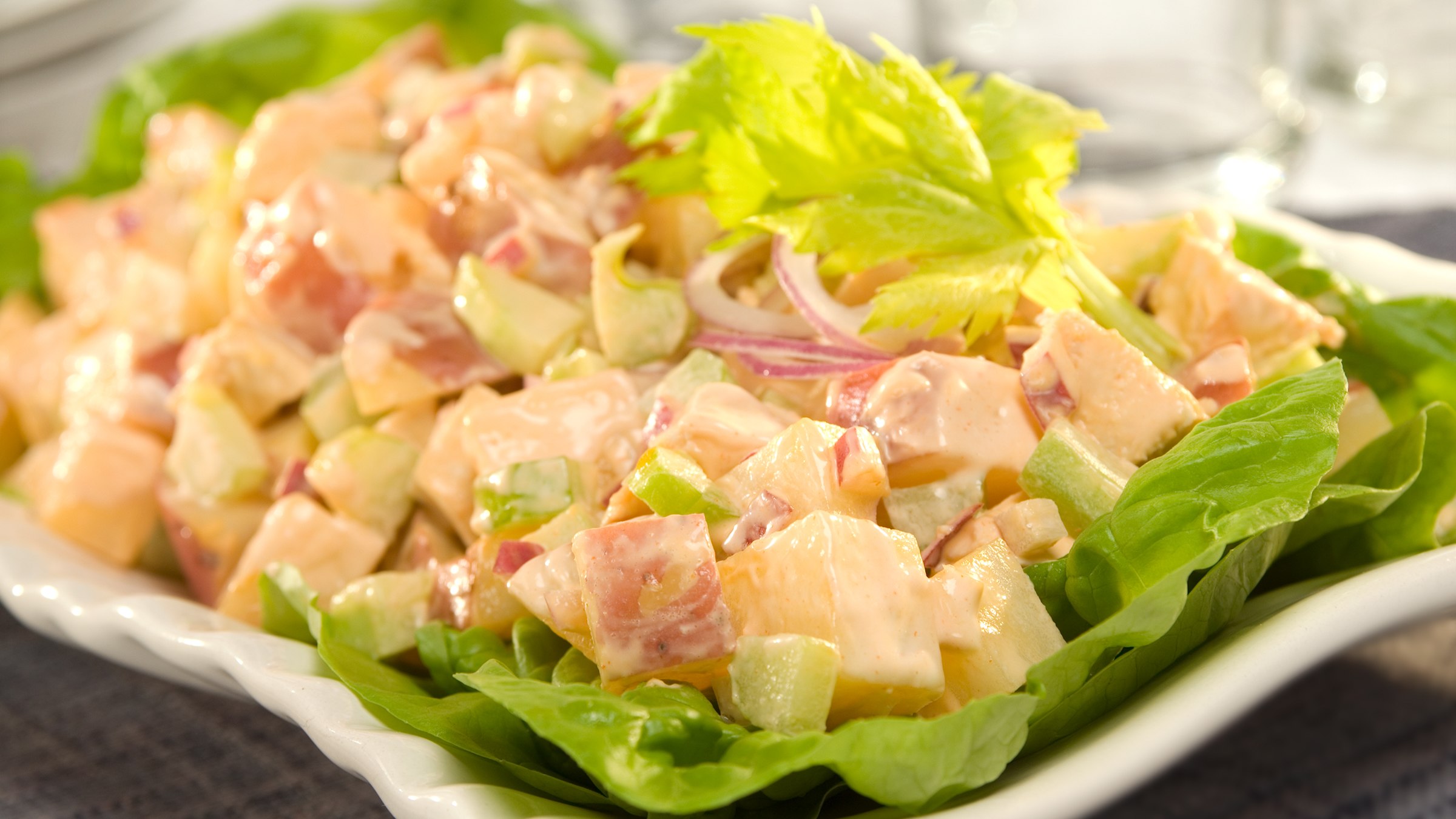 Ensalada de papa y pollo Buffalo Ensalada de papa y pollo Buffalo