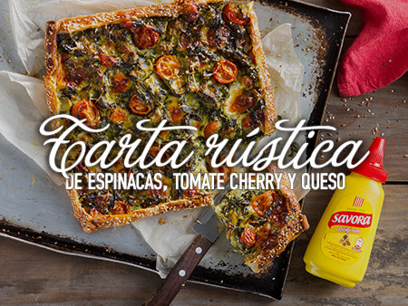 Tarta Rústica de Espinacas al estilo Savora Tarta Rústica de Espinacas al estilo Savora