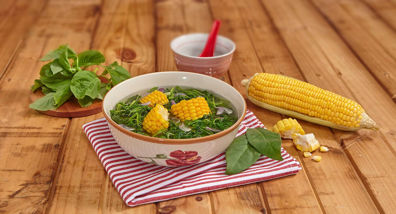Resep Bening Bayam Jagung
