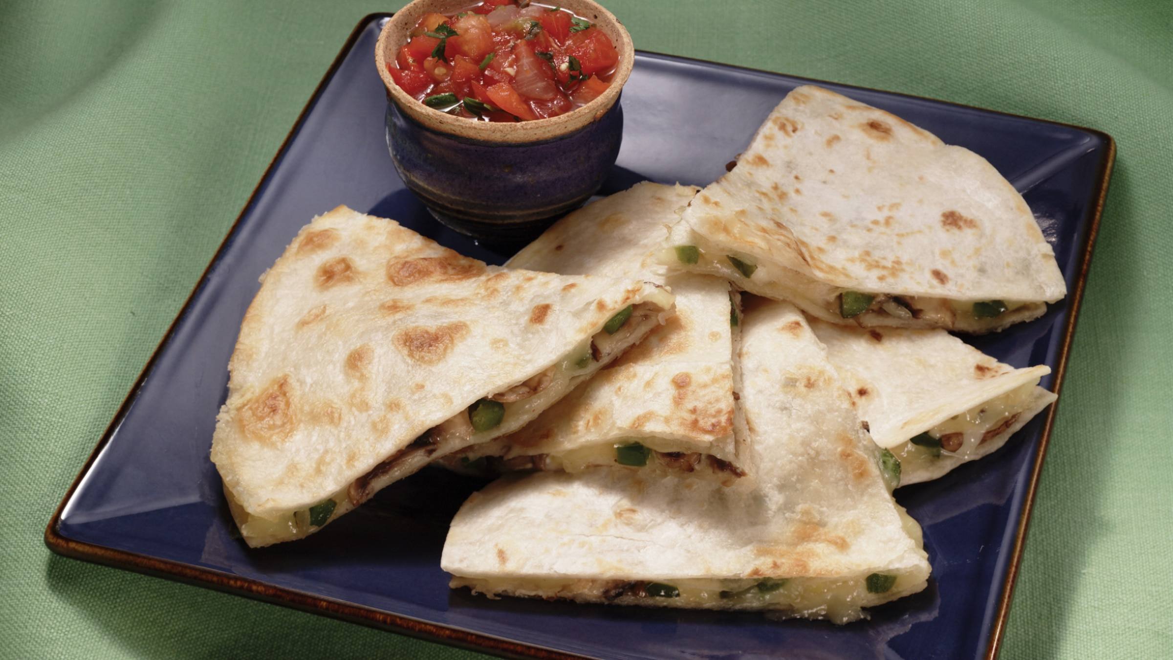 Mushroom & Jack Cheese Quesadillas Mushroom & Jack Cheese Quesadillas
