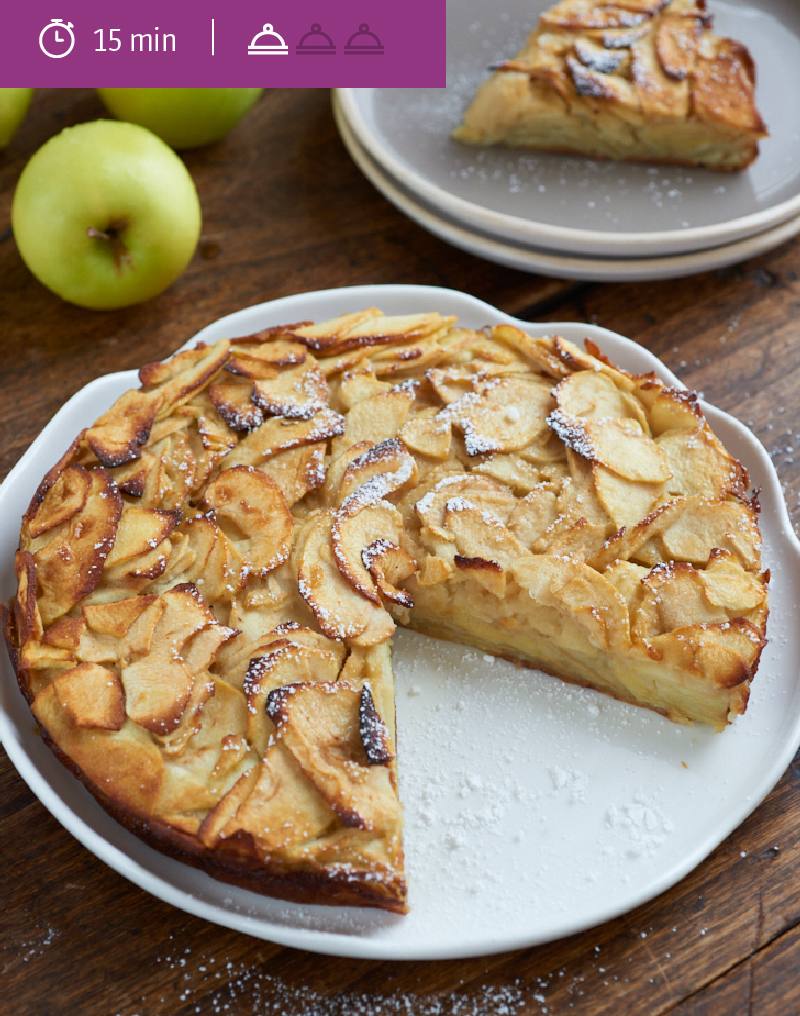 Gâteau aux pommes et au lait d'amande Gâteau aux pommes et au lait d'amande