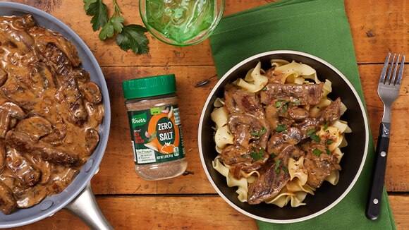 Zero Salt Beef Stroganoff Zero Salt Beef Stroganoff