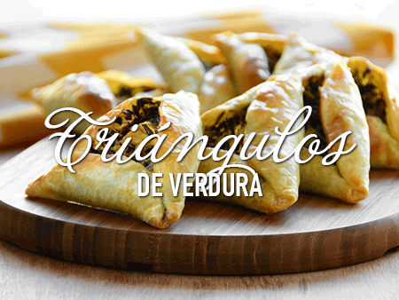 Triángulos de verduras Triángulos de verduras