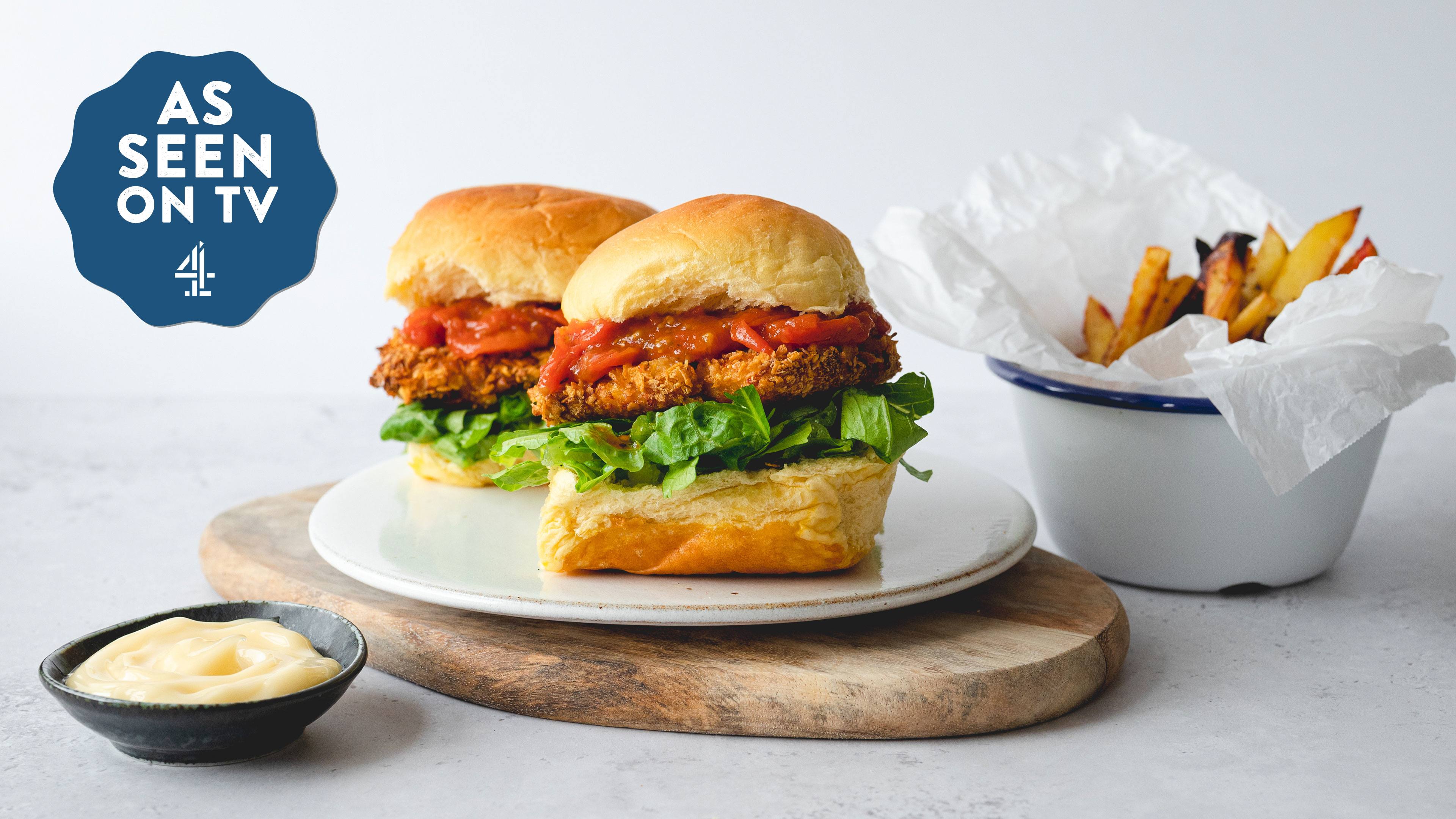 Chicken and Cornflake Burgers Hellmann's UK