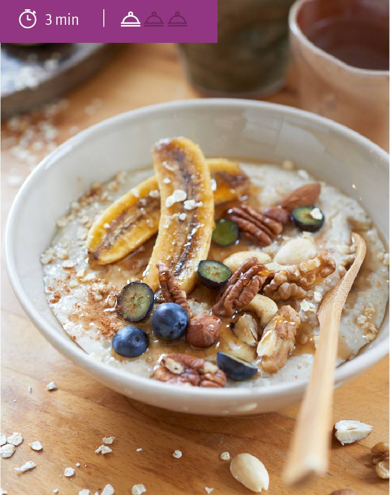 Porridge aux flocons d'avoine Porridge aux flocons d'avoine