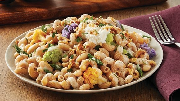 Pasta de limón, espárrago y coliflor Pasta de limón, espárrago y coliflor