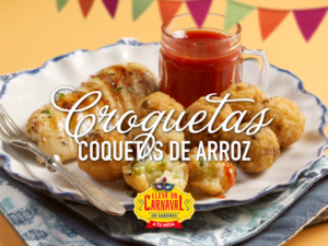 Croquetas de arroz con pechuga grillé al estilo Savora Croquetas de arroz con pechuga grillé al estilo Savora