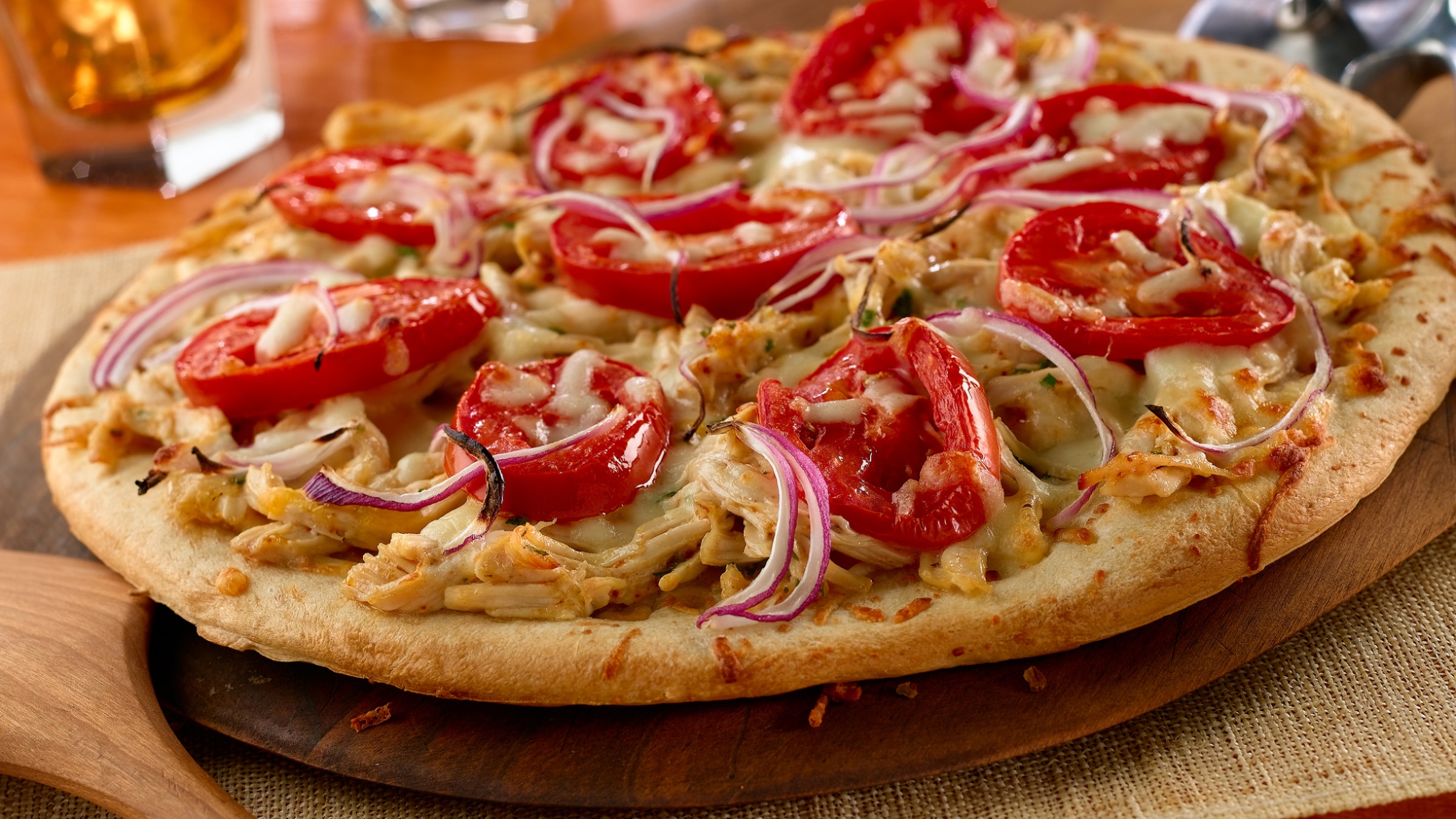 Mexican Chipotle Chicken Pizza