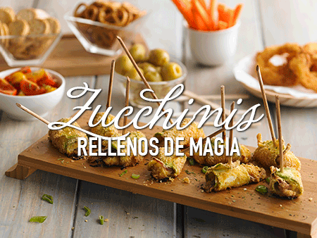Zucchinis rellenos con un toque de Savora Original Zucchinis rellenos con un toque de Savora Original