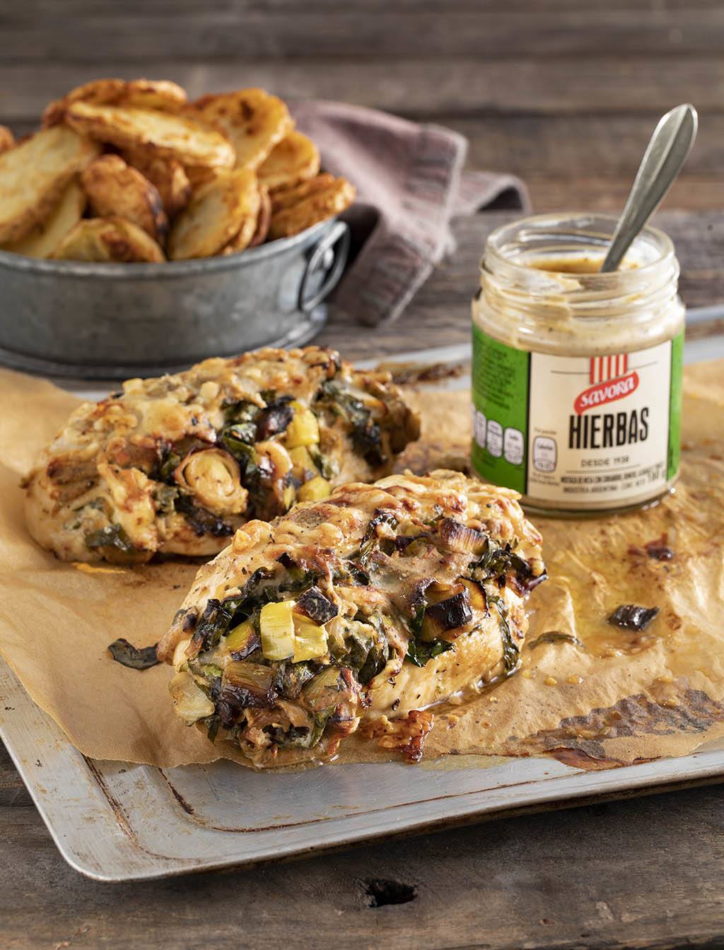 Pechugas rellenas al estilo Savora Pechugas rellenas al estilo Savora