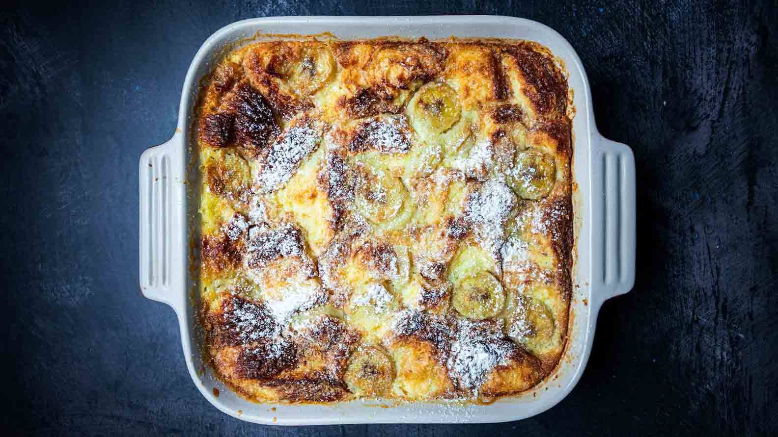 Easy Banana Bread Pudding Recipe Easy Banana Bread Pudding Recipe
