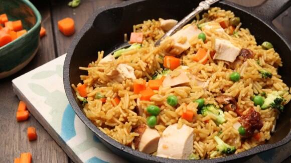 Leftover Chicken Skillet Leftover Chicken Skillet