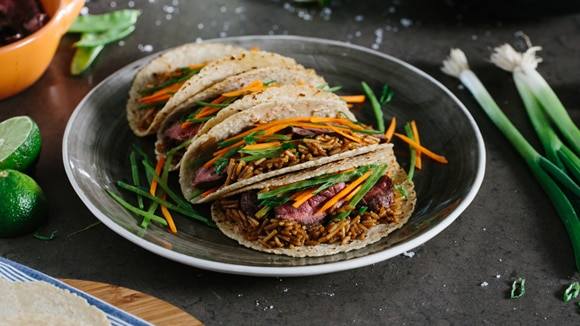 Korean BBQ Beef Tacos Korean BBQ Beef Tacos
